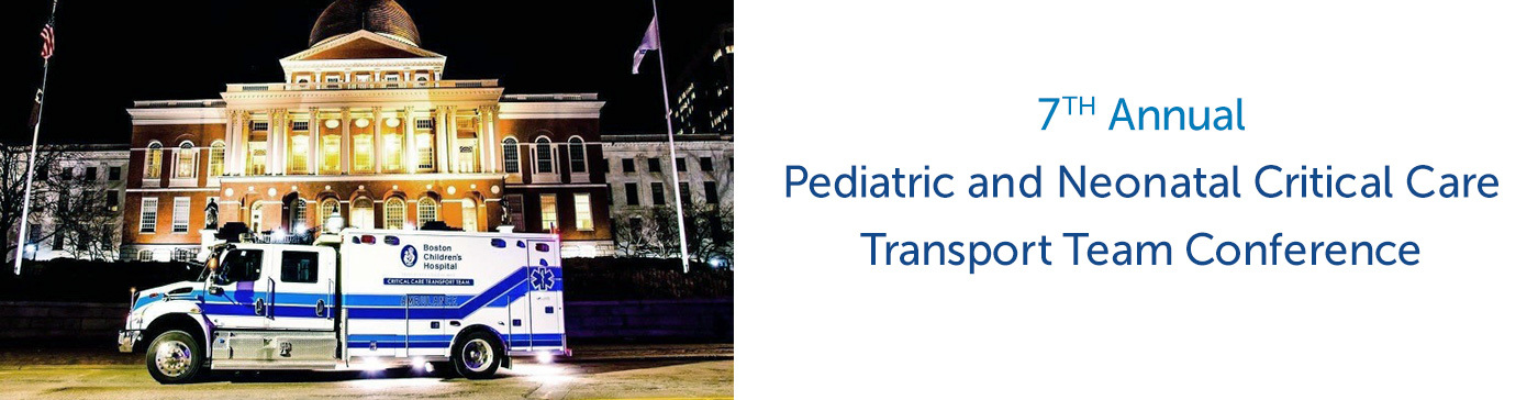 7th Annual Pediatric and Neonatal Critical Care Transport Team Conference Banner